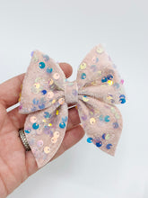 Load image into Gallery viewer, Spring Sparkle SAWYER BOW