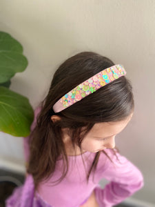 Blossom Embroidered Sequin Headband