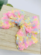 Load image into Gallery viewer, Easter Basket SEQUIN Hair Bow